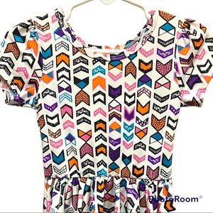 NWT DotDotSmile toddler dress size 12/24m arrow print